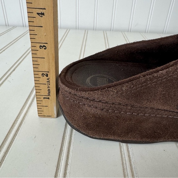 FitFlop Gogh Clog Women Shoes Size 9 Suede Chocolate Brown Casual Everyday Wear - Picture 8 of 9